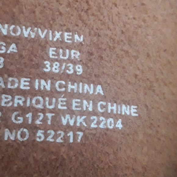 🥾Kamik Snowvixen NPLC 38/39 Leather Fleece lined - Picture 6 of 16